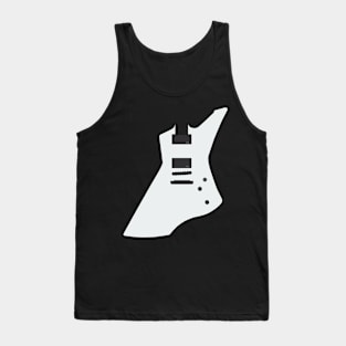 White Guitar Tank Top